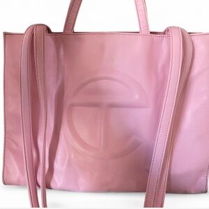Telfar bubblegum Pink medium Shopping Bag